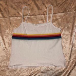 BRANDY MELVILLE RAINBOW TANK TOP